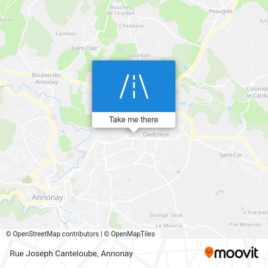 Rue Joseph Canteloube map
