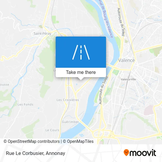 Rue Le Corbusier map