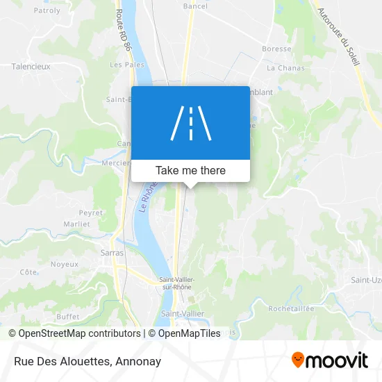 Rue Des Alouettes map