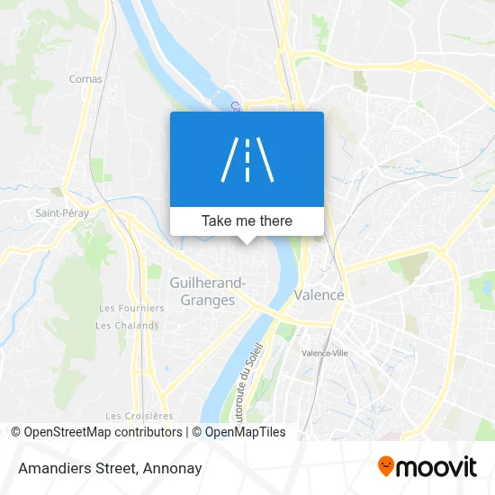 Rue Des Amandiers map