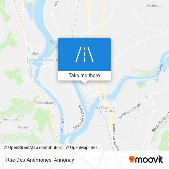 Rue Des Anémones map