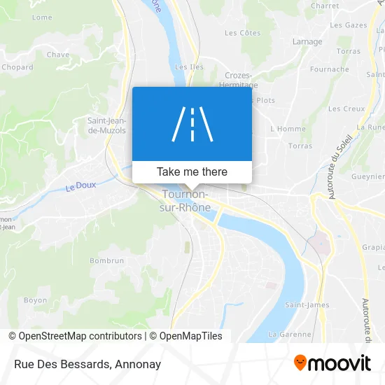 Rue Des Bessards map