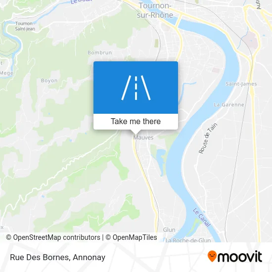 Rue Des Bornes map