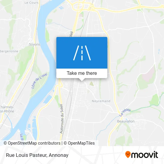 Rue Louis Pasteur map