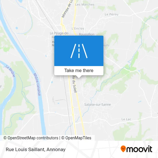 Rue Louis Saillant map