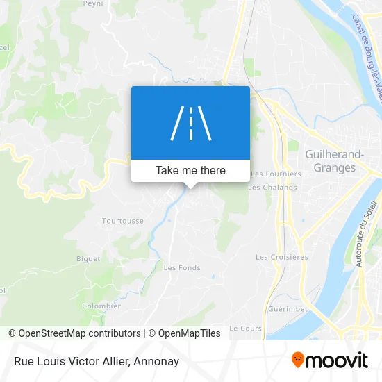 Rue Louis Victor Allier map