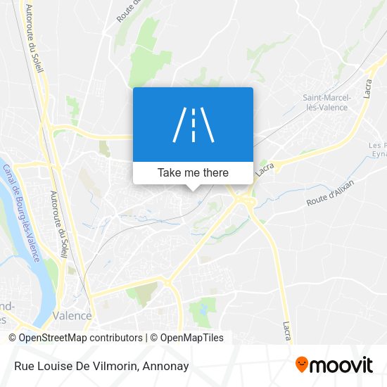 Rue Louise De Vilmorin map
