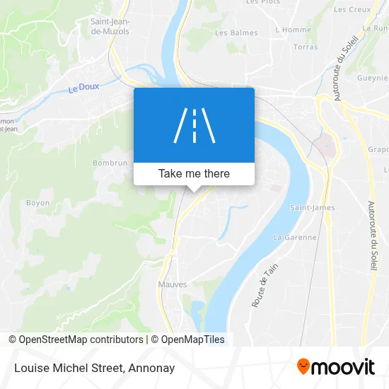 Rue Louise Michel map