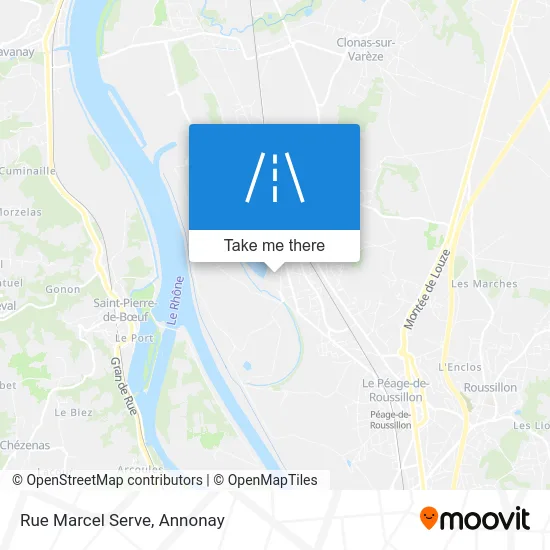 Rue Marcel Serve map