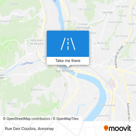 Rue Des Courbis map