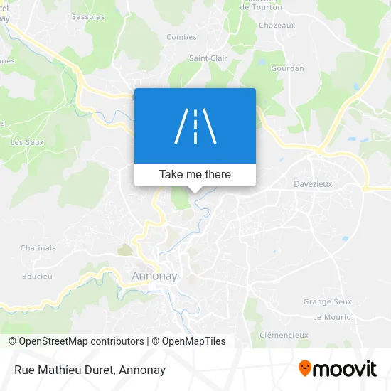 Rue Mathieu Duret map