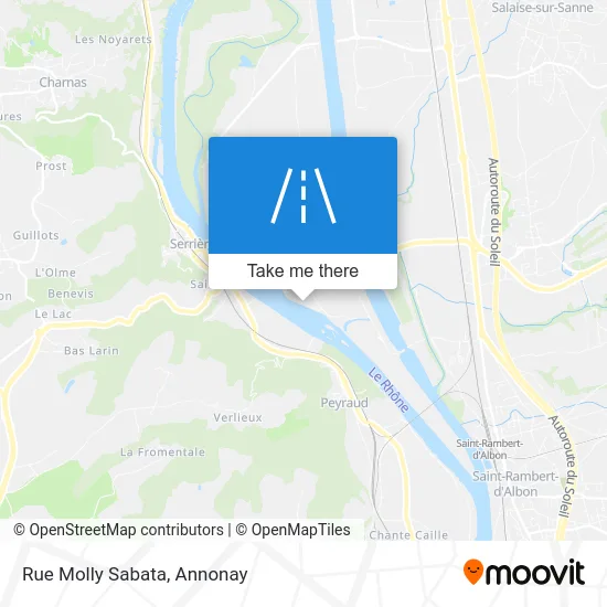 Rue Molly Sabata map