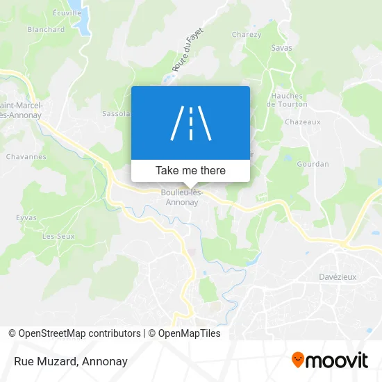 Rue Muzard map