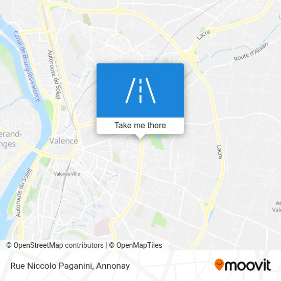 Rue Niccolo Paganini map