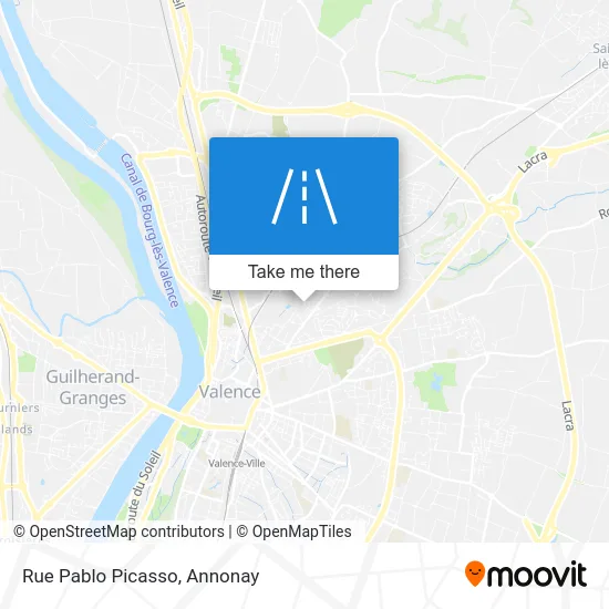 Rue Pablo Picasso map