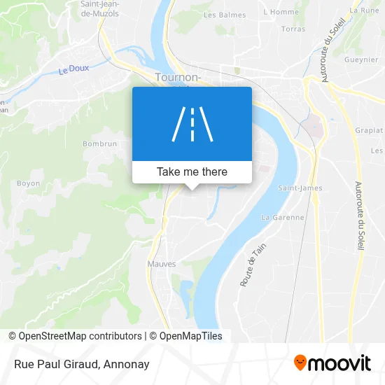 Rue Paul Giraud map