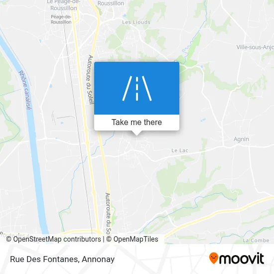 Rue Des Fontanes map