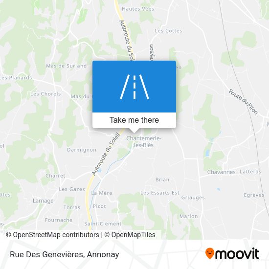Rue Des Genevières map