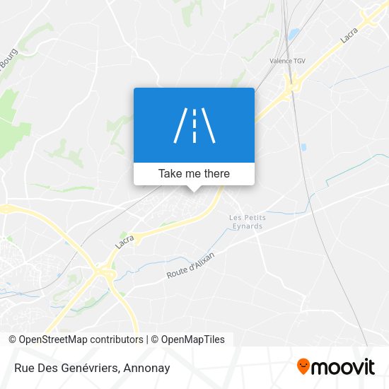 Rue Des Genévriers map
