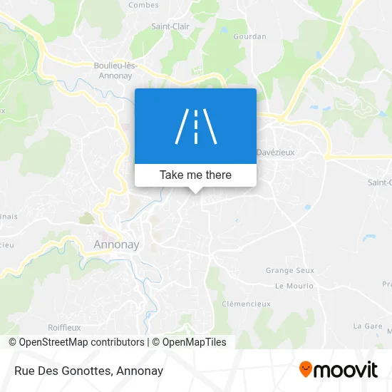 Rue Des Gonottes map