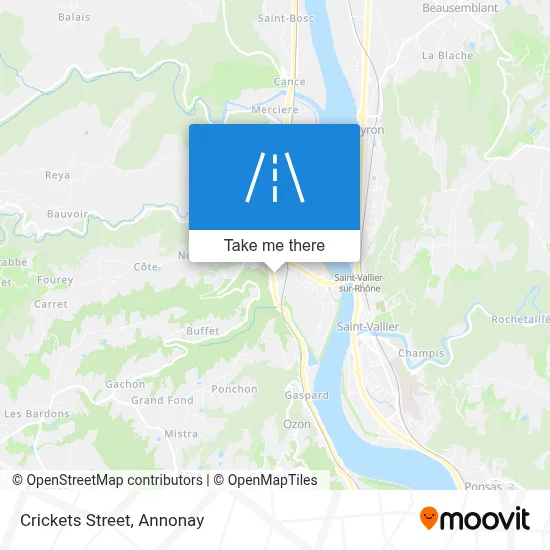 Rue Des Grillons map