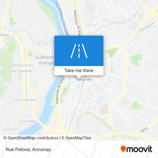 Rue Peloux map