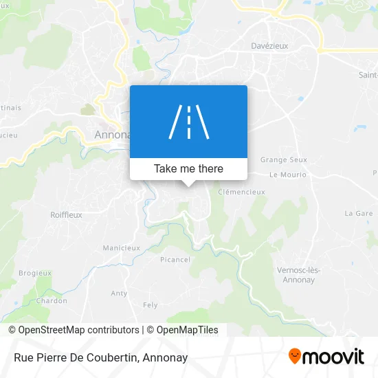 Rue Pierre De Coubertin map