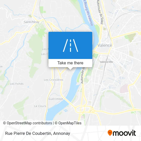 Rue Pierre De Coubertin map
