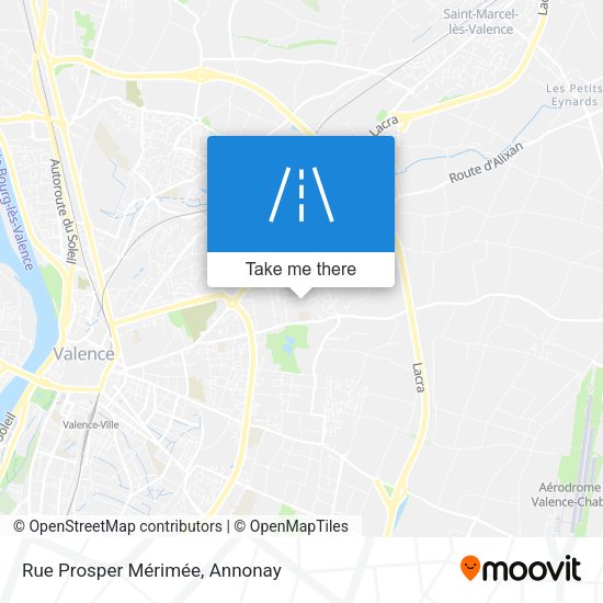 Rue Prosper Mérimée map