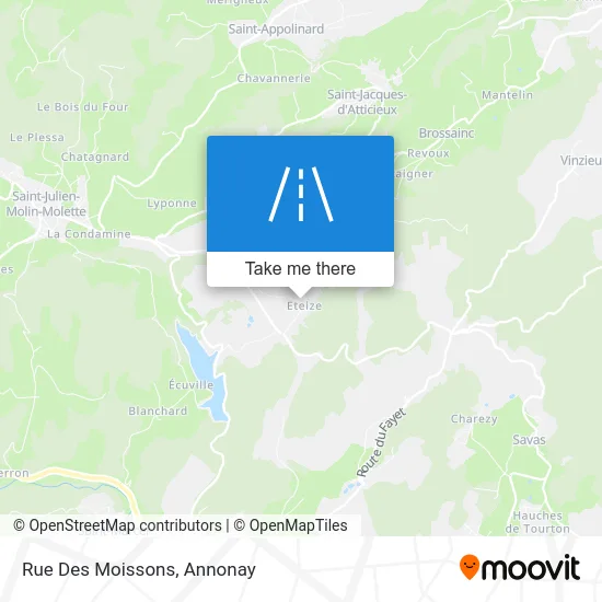 Rue Des Moissons map