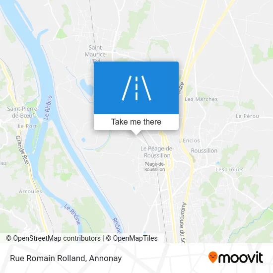 Rue Romain Rolland map