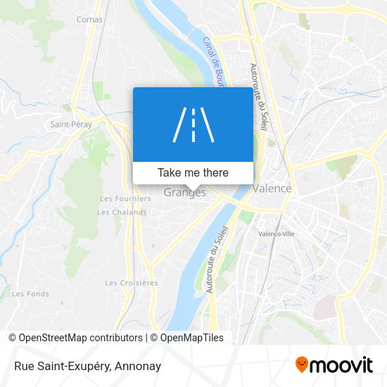 Rue Saint-Exupéry map