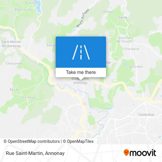 Rue Saint-Martin map