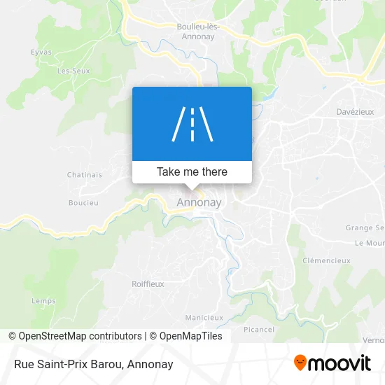 Rue Saint-Prix Barou map