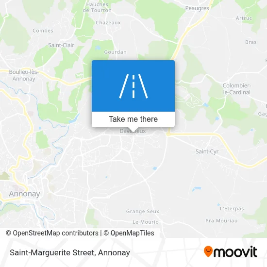 Rue Sainte-Marguerite map