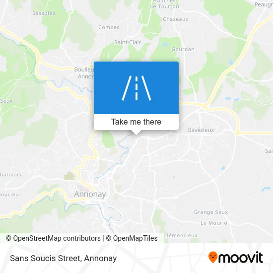 Rue Sans Soucis map
