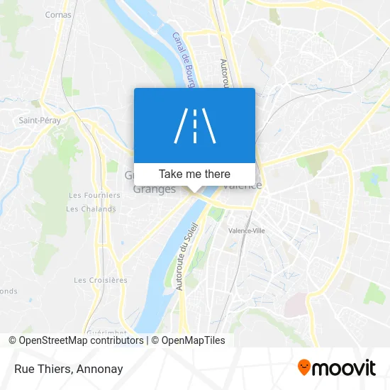 Rue Thiers map