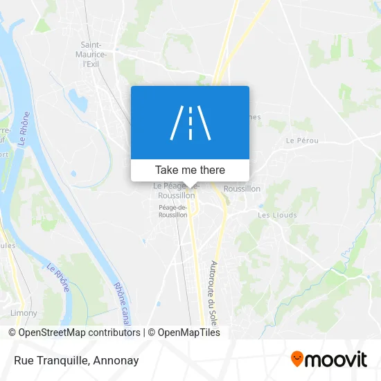 Rue Tranquille map