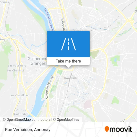 Rue Vernaison map