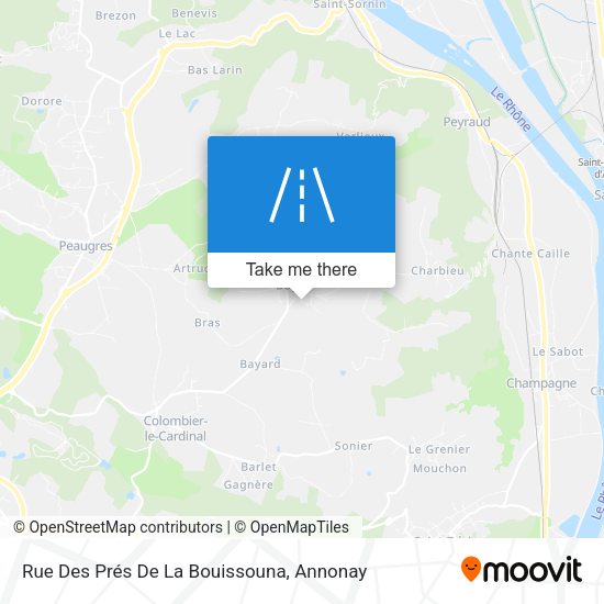 Rue Des Prés De La Bouissouna map