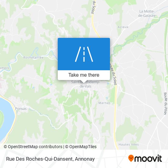 Rue Des Roches-Qui-Dansent map