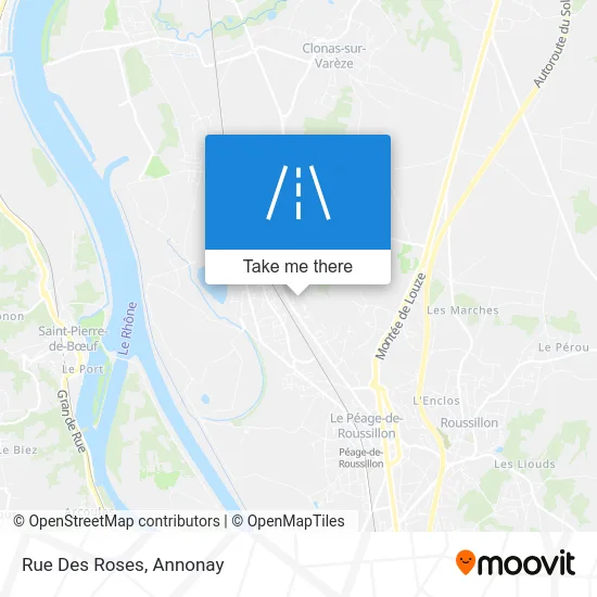 Rue Des Roses map