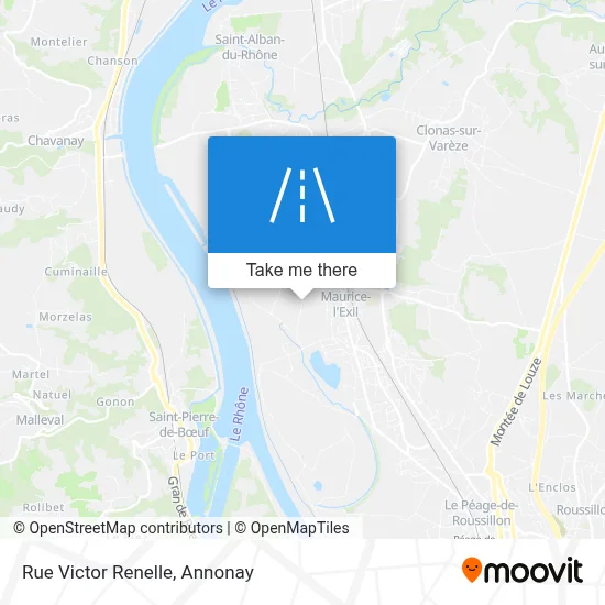 Rue Victor Renelle map
