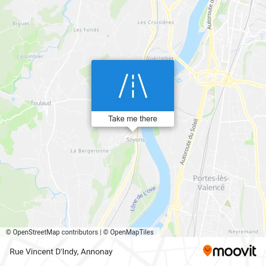 Rue Vincent D'Indy map