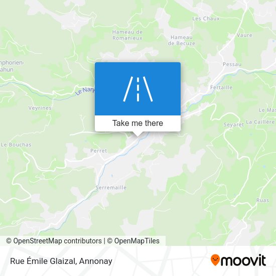 Rue Émile Glaizal map