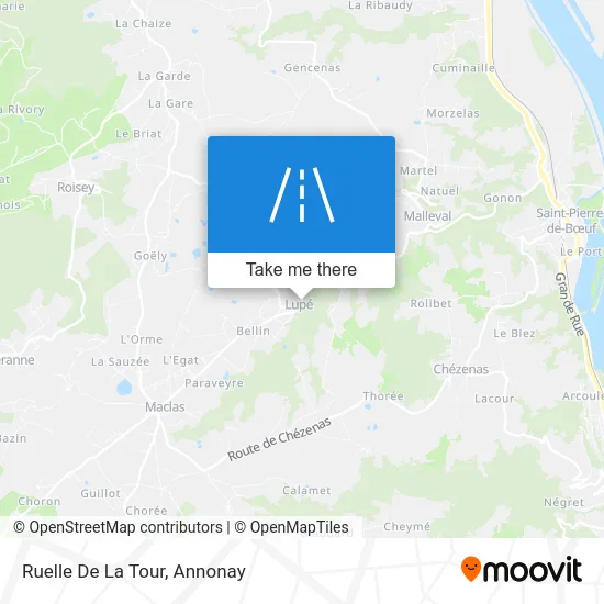 Ruelle De La Tour map