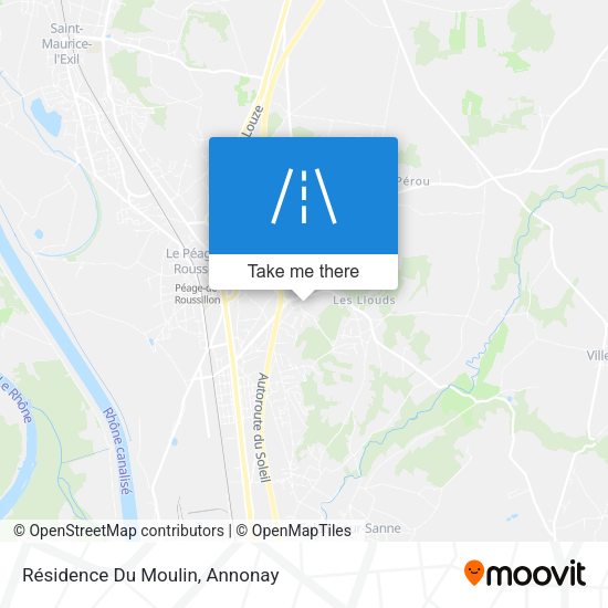 Résidence Du Moulin map