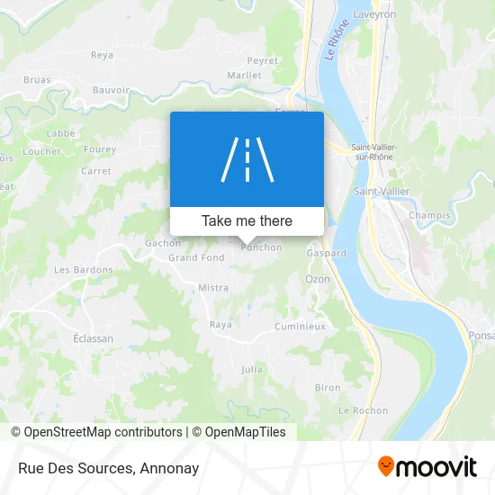 Rue Des Sources map