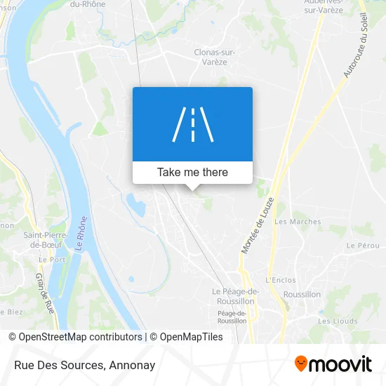 Rue Des Sources map