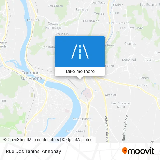 Rue Des Tanins map